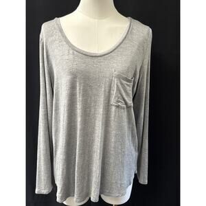 Women’s Kelly Renee Grey Silver Long Sleeve Sz L